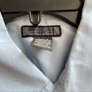 Kenneth Cole Short Sleeves Sky Blu Shirt Very Modern and Casual